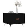 vidaXL Coffee Tables 2 pcs Black 50x50x40 cm Engineered Wood