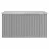 vidaXL Garden Shed 257x298x178 cm Metal Grey