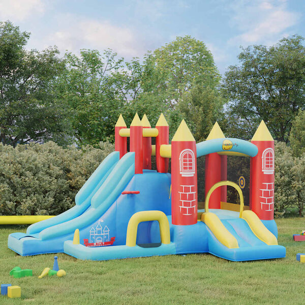 Happy Hop Bouncy Castle with Slide 400x284x213 cm