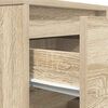 vidaXL Bedside Cabinet with LED Lights&nbsp;Sonoma Oak 38x34x50 cm