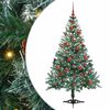 vidaXL Artificial Christmas Tree with Stand Green 150 cm PVC and Steel