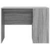 vidaXL Desk with Shelf Grey Sonoma 102 x 50 x 75 cm Engineered Wood