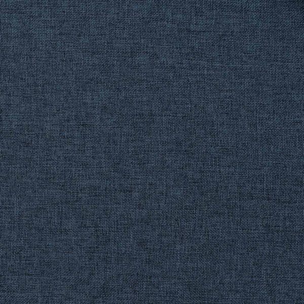 vidaXL Linen-Look Blackout Curtains with Hooks 2 pcs Blue 140x245 cm