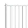 vidaXL Metal Replace Headboard White 160 cm