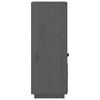 vidaXL Highboard Grey 34x40x108,5 cm Solid Wood Pine