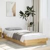 vidaXL Bed Frame Without Mattress 100x200 cm Solid Oak Wood