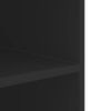 vidaXL Wall Cabinet Black 75x35x60 cm Engineered Wood