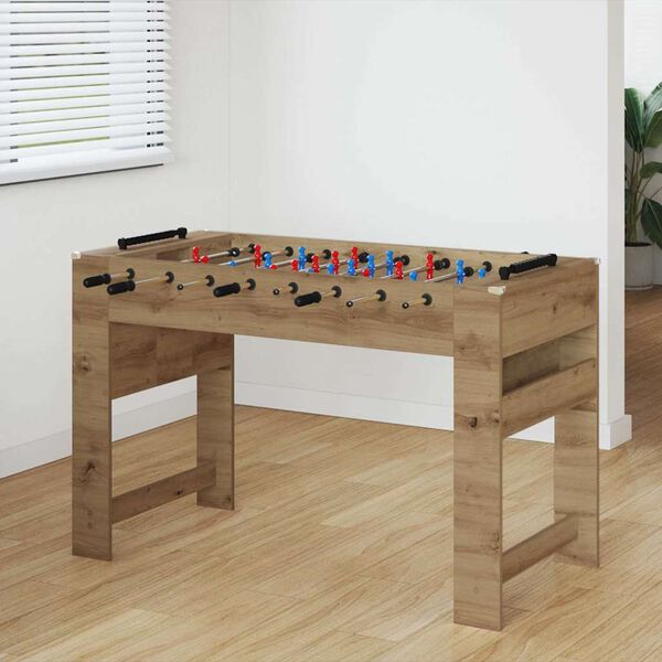 vidaXL Foosball Table Artisan Oak 125 x 60.5 x 80 cm Engineered Wood