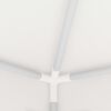 vidaXL Party Tent with 4 Mesh Sidewalls 4x9 m White