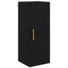 vidaXL Wall Mounted Cabinet Black Oak 34.5 x 34 x 90 cm