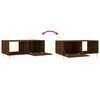 vidaXL Coffee Table Brown Oak 90x50x40 cm Engineered Wood