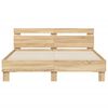 vidaXL Bed Frame without Mattress Sonoma Oak 140x190 cm