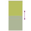 vidaXL Roller Blind Blackout Leaves Green 105x210 cm Fabric Width 100.7 cm Polyester