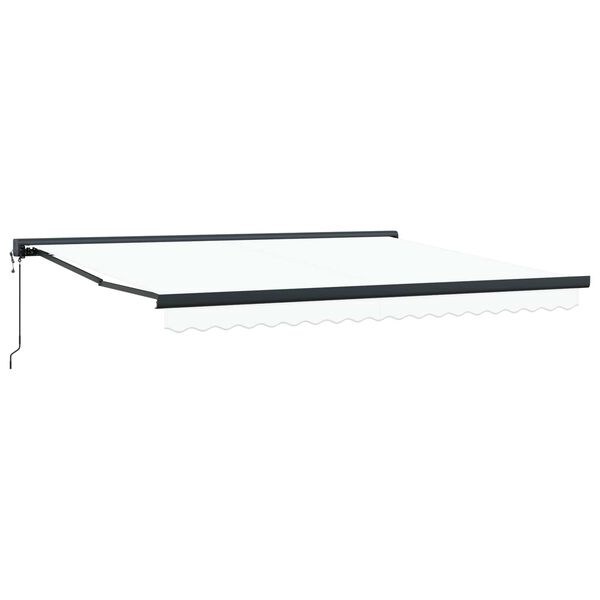 vidaXL Awning White 400 x 300 x 165 cm Polyester and Aluminium