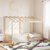 vidaXL Kids' Bed with Roof 80x200 cm Solid Wood Pine