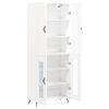 vidaXL Highboard White 69.5x34x180 cm Engineered Wood