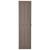 vidaXL Garden Storage Cabinet Brown 65x45x172 cm PP Wood Look