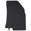 vidaXL Car Mat 4 pcs Black suitable for SANDERO 2020- Rubber