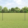vidaXL Fence with Post Grey 1 x 10 m Steel