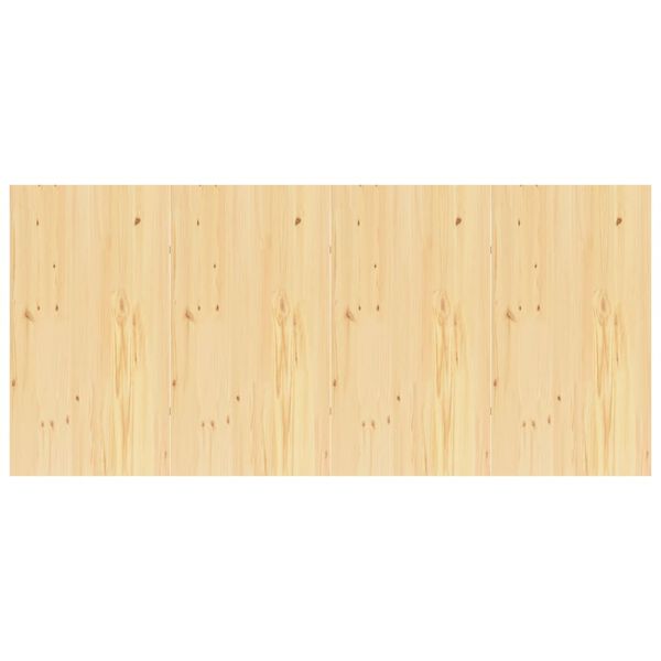 vidaXL Table Top 220x100x2.5 cm Solid Wood Pine