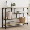 vidaXL Console Table Sonoma Oak 100x30x75 cm Engineered Wood