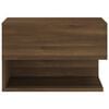 vidaXL Wall-mounted Bedside Cabinets 2 pcs Brown Oak