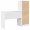 vidaXL Desk with Drawer 2 pcs White