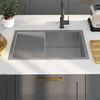 vidaXL Handmade Kitchen Sink Stainless Steel