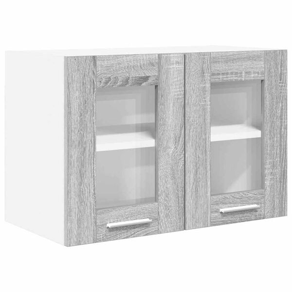 vidaXL Hanging Cabinet Grey Sonoma 60 x 31 x 40 cm Engineered Wood