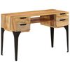 vidaXL Desk 110x50x76 cm Solid Mango Wood