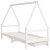 vidaXL Kids Bed Frame with Drawers White 80x200 cm Solid Wood Pine