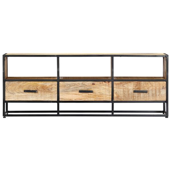 vidaXL TV Cabinet 120x30x45 cm Solid Mango Wood