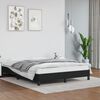 vidaXL Bed Frame without Mattress Black 135x190 cm Double Double Faux Leather