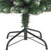 vidaXL Artificial Slim Christmas Tree with Stand 240 cm PVC