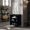 vidaXL Sideboard High Gloss Black 57x35x70 cm Engineered Wood