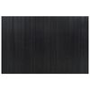 vidaXL Room Divider Black 165x250 cm Bamboo