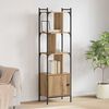 vidaXL Bookcase Artisan Oak 44.5 x 30 x 154.5 cm Engineered Wood