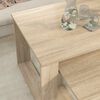 vidaXL Coffee Table Set 2 pcs Sonoma Oak Engineered Wood