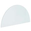 vidaXL Fireplace Glass Plate Transparent 1200 x 600 mm Glass