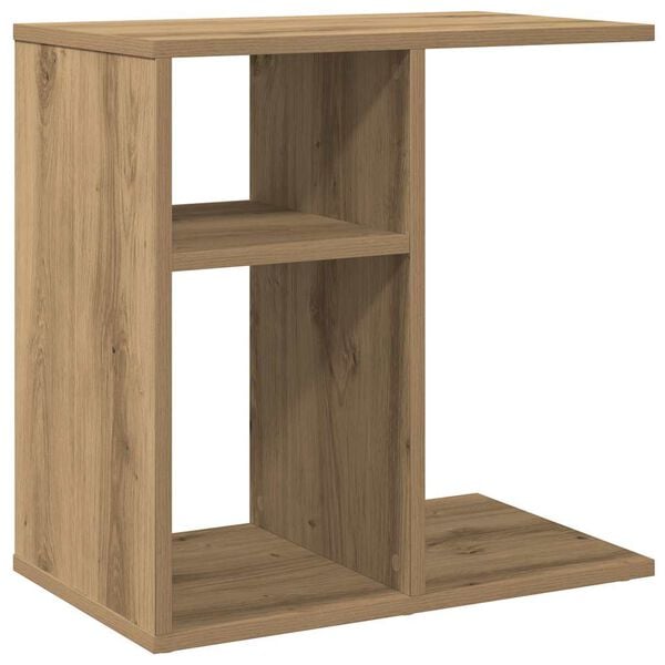 vidaXL Side Table Artisan Oak 50x30x50 cm Engineered Wood