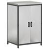 vidaXL Kitchen Storage Cabinet HATTEM Silver 60 x 50 x 92 cm Steel
