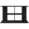 vidaXL Aquarium Stand Black Oak 100x40x60 cm Engineered Wood