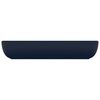 vidaXL Luxury Basin Rectangular Matt Dark Blue 71x38 cm Ceramic