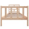 vidaXL Bed Frame without Mattress Solid Wood Pine Single