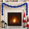 vidaXL Christmas Ball Garland Blue 186 cm Polystyrene