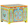 vidaXL Storage Box | Multicolour | Solid mango wood, MDF | Medium