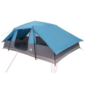 vidaXL Family Tent with Rainfly Water-resistant 10-Person Blue