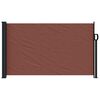 vidaXL Retractable Side Awning Brown 120x500 cm