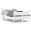 vidaXL Bed Frame without Mattress White 120x190 cm Solid Wood Pine
