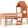 vidaXL High Sleeper Bed without Mattress Wax Brown 90x190 cm